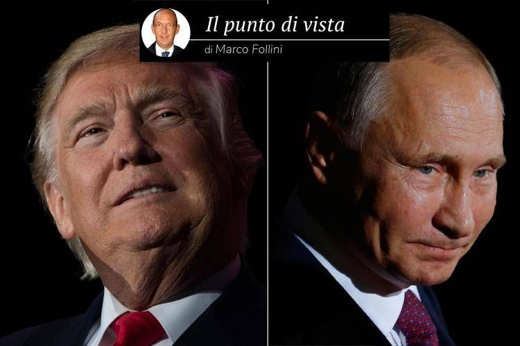Donald Trump e Vladimir Putin - Afp