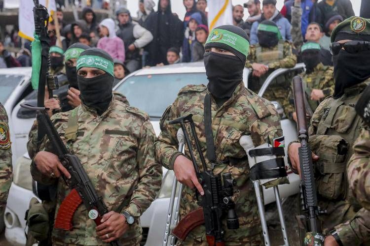 Gaza, miliziani di Hamas - Fotogramma /Ipa