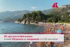 Ogni anno in Italia oltre 300 morti per annegamento