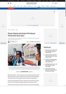 Indonesia: Indonesia Layoffs to Increase in 2025
