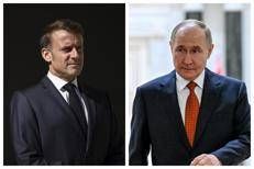 Emmanuel Macron e Vladimir Putin - Ipa
