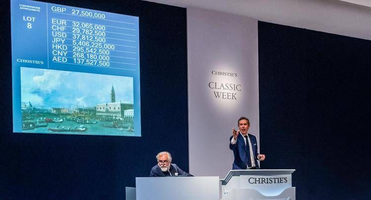 Canaletto da record con un capolavoro del Settecento veneziano