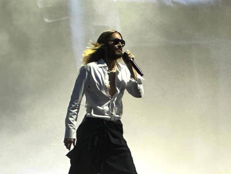 Jared Leto sul palco a Milano