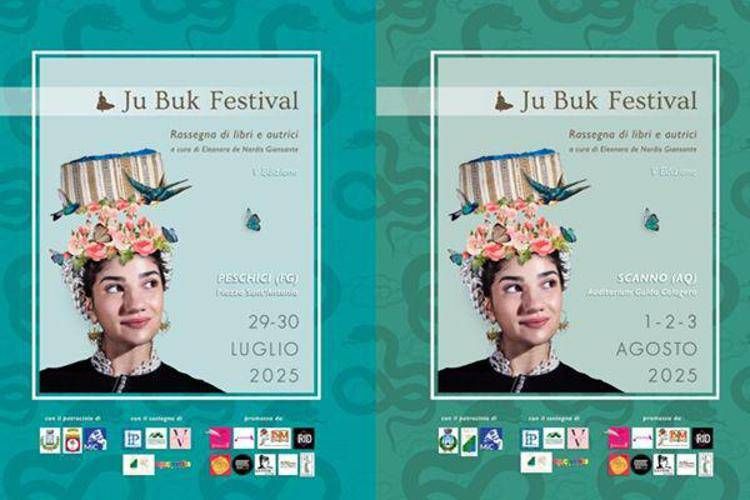 Ju Buk Festival 'raddoppia' quest'anno: sarà a Peschici e a Scanno, in luglio e in agosto.