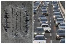 Coda sull'A4 e asfalto liquefatto - Ipa