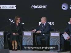 Putin e la 'fuga' dal forum, c'è la telefonata con Trump - Video