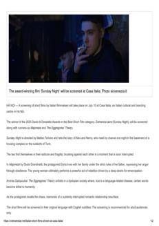 Vietnam: Screening of Italian Short Films at Casa Italia in Hanoi