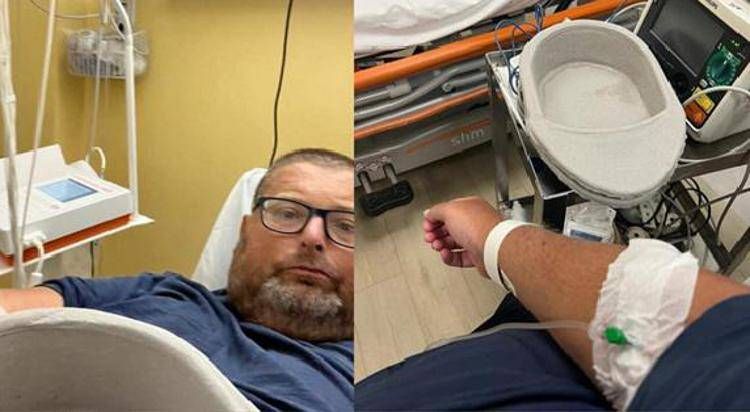 Mario Adinolfi in ospedale dopo il rientro dall'Isola dei Famosi: "Un gran bello spavento"