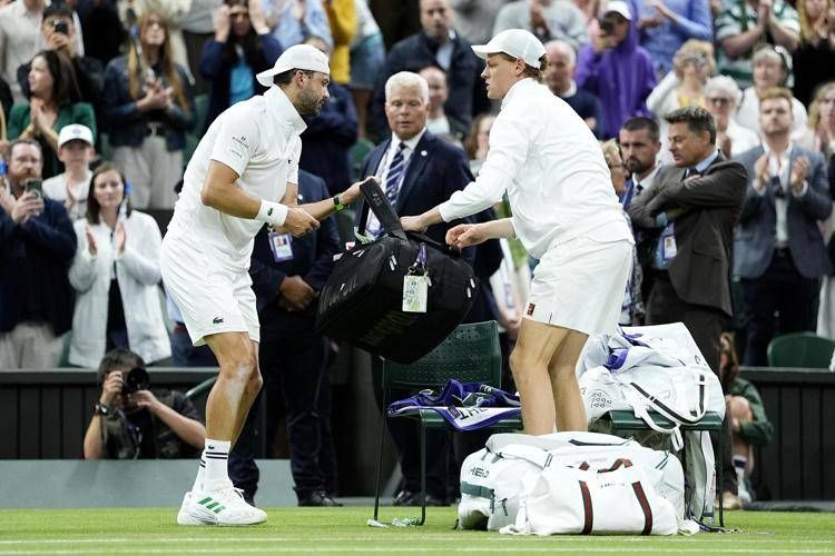 Wimbledon, Sinner e il ritiro di Dimitrov: "E' un momento triste, non una vittoria"