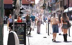 Caldo record a Milano - Fotogramma /Ipa