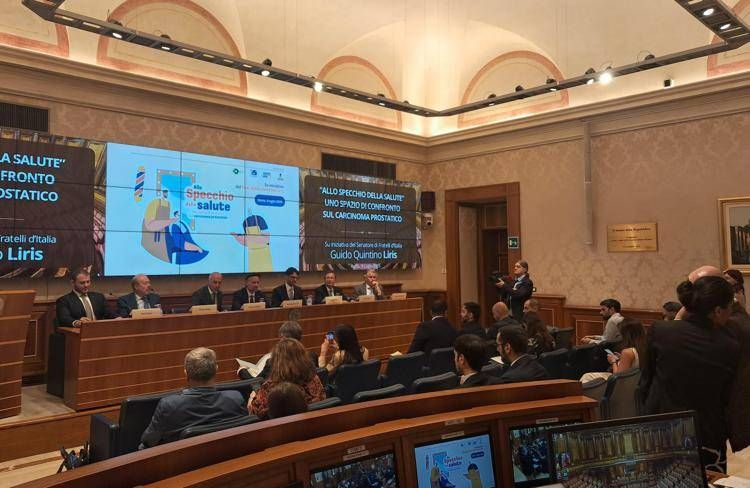 Cancro alla prostata, al Senato la campagna 'Allo specchio della salute'