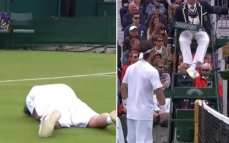 Le proteste 'epiche' di Fognini