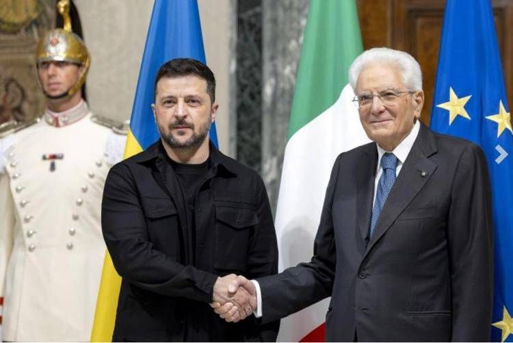 Mattarella e Zelensky