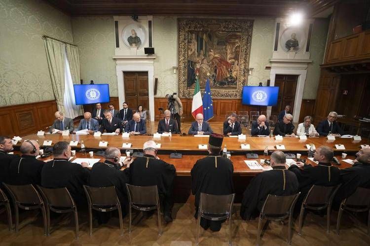 Triennale Milano a incontro Palazzo Chigi con delegazione della Chiesa greco cattolica ucraina