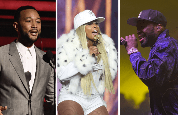 John Legend, Mary J. Blige e 50 Cent - Fotogramma/IPA