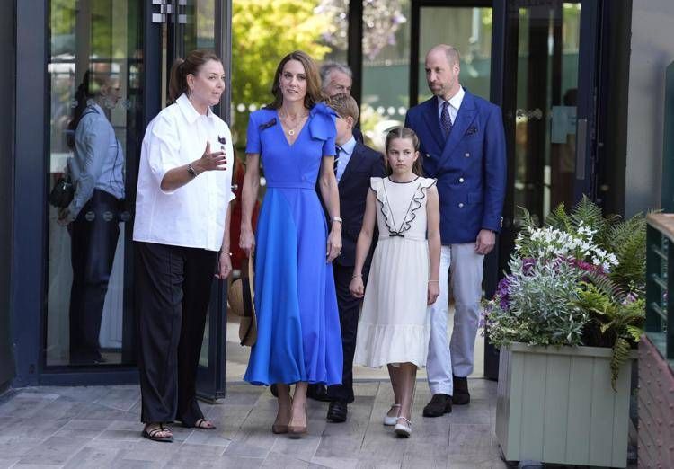 William e Kate a Wimbledon, la famiglia reale alla finale Sinner-Alcaraz