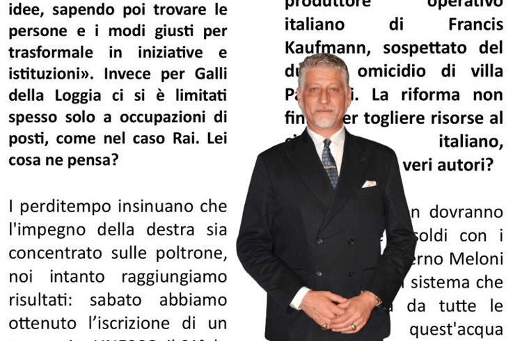 Giuli contro il 'Corriere': 'Censurata mia intervista. E poi siamo noi gli illiberali'