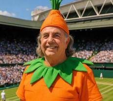 Paolo Bertolucci in versione carota boy secondo Panatta (e l'AI)