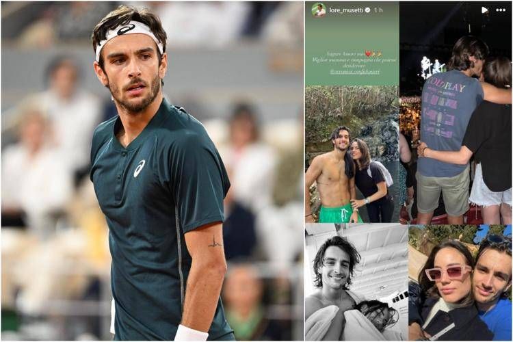 Lorenzo Musetti e la storia Instagram per Veronica - Ipa/Fotogramma e Instagram