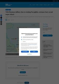 Myanmar: La riconquista di Nawnghkio minaccia il morale della resistenza