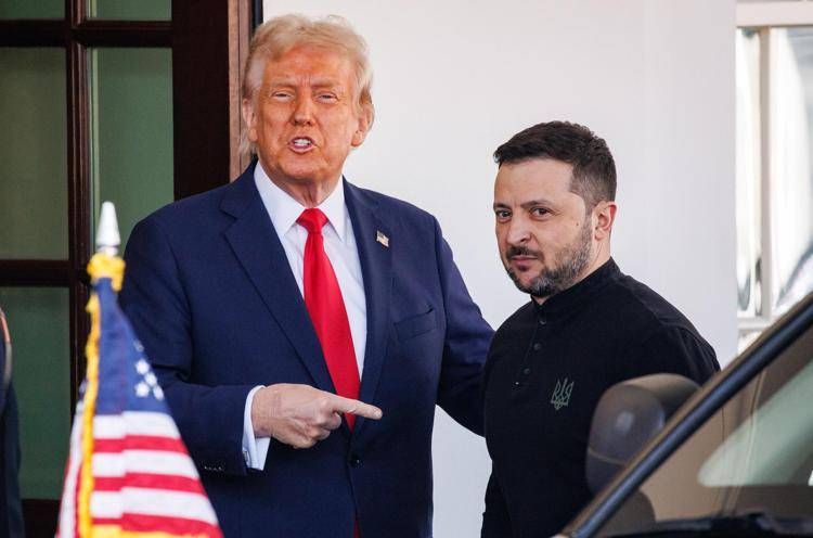 Donald Trump e Volodymyr Zelensky - Fotogramma /Ipa