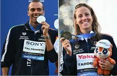 Mondiali nuoto Singapore, Paltrinieri e Taddeucci argento nella 10km