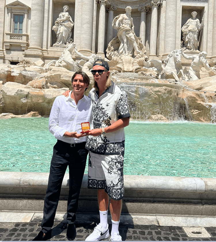 Alessandro Onorato ed Erling Haaland