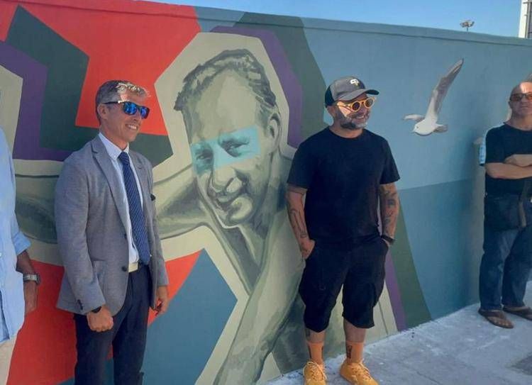 Murales per Paolo Borsellino - Adnkronos