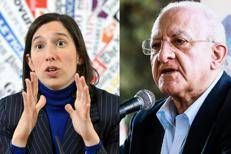 Elly Schlein e Vincenzo De Luca - Fotogramma