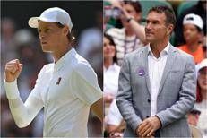 Jannik Sinner e Pat Cash - Ipa/Fotogramma