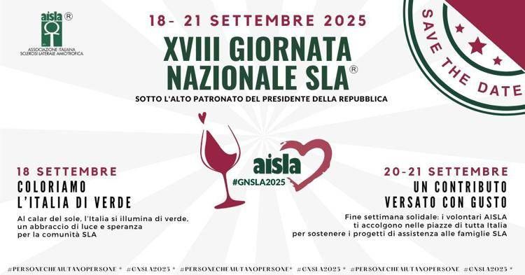 Malattie rare, 18 settembre Giornata nazionale Sla: 