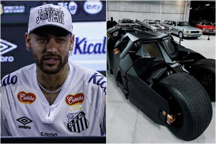 Neymar e la sua Batmobile - Ipa/Fotogramma e X