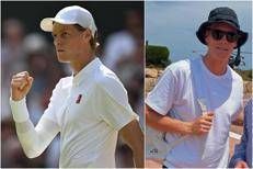 Jannik Sinner e la foto in Sardegna - Ipa/Fotogramma e X