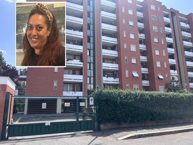 La palazzina dove viveva Emanuela Ruggeri, foto Adnkronos