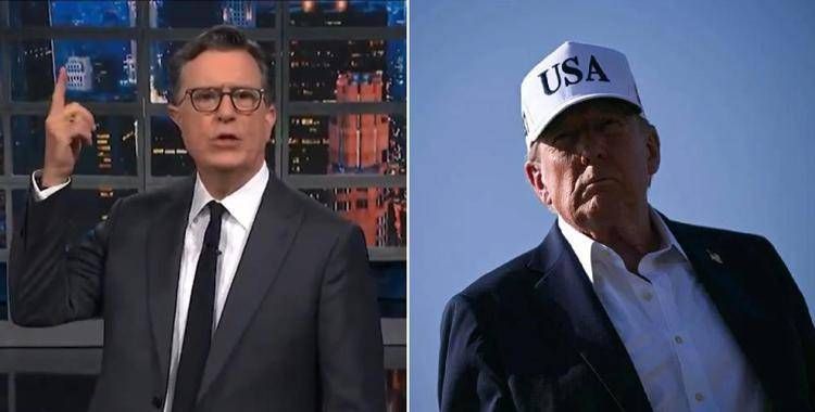Stephen Colbert e Donald Trump