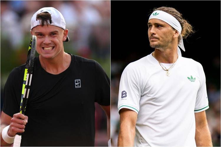 Holger Rune e Alexander Zverev - Ipa/Fotogramma