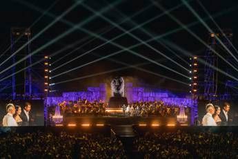 Per Bocelli applausi e standing ovation IN una notte da ricordare