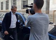 Giancarlo Tancredi all'ingresso del Palazzo di giustizia a Milano - Fotogramma /Ipa