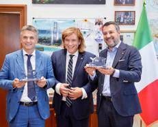 L‘Oscar dei Porti al Ministro Matteo Salvini e al Viceministro On. Edoardo Rixi