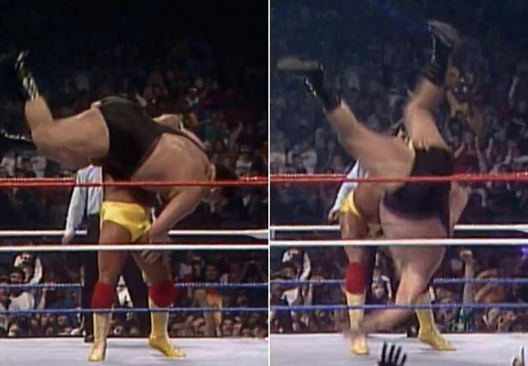 La body slam di Hulk Hogan