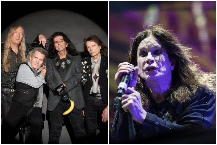 Alice Cooper Band e Ozzy Osbourne - Credit: Jenny Risher (foto Alice Cooper Band) e Fotogramma/Ipa