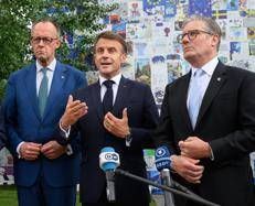 Merz Macrone e Starmer - Ipa