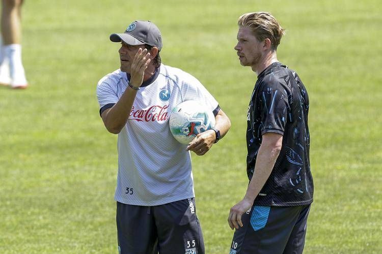 Conte e De Bruyne - Fotogramma/IPA