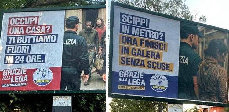 Roma, Lega contro Campidoglio: "Censura nostri manifesti su decreto Sicurezza, è bavaglio comunista"