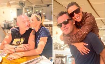 Michelle Hunziker e le foto della vacanza, il bacio a Eros Ramazzotti e il nuovo fidanzato