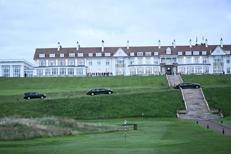 Scozia, l'arrivo di Trump al Turnberry Golf Club - Afp