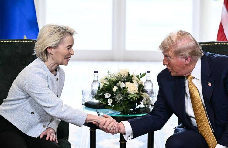 Dazi Usa-Ue, incontro tra Trump e von der Leyen in Scozia: "Se l'accordo ci sarà sarà più grande di tutti"