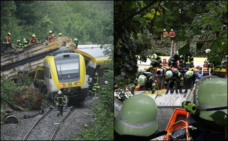 Treno deraglia in Germania, si temono diversi morti