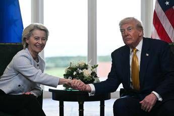 Dazi, accordo Trump-von der Leyen: 