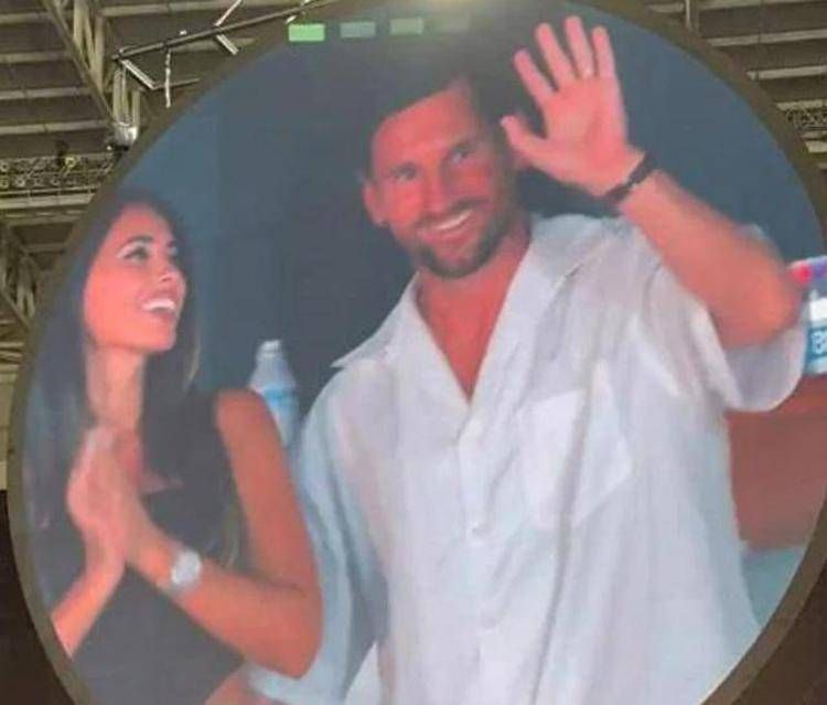 Leo Messi e la moglie Antonela Roccuzzo